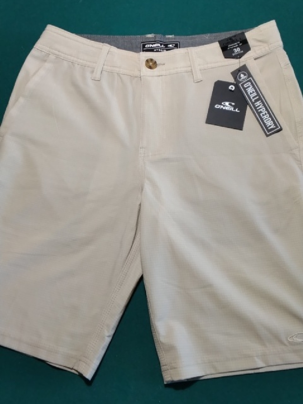 O'Neill NWT HYPEDRY Men's Khaki Performance Shorts , 30 W , $29